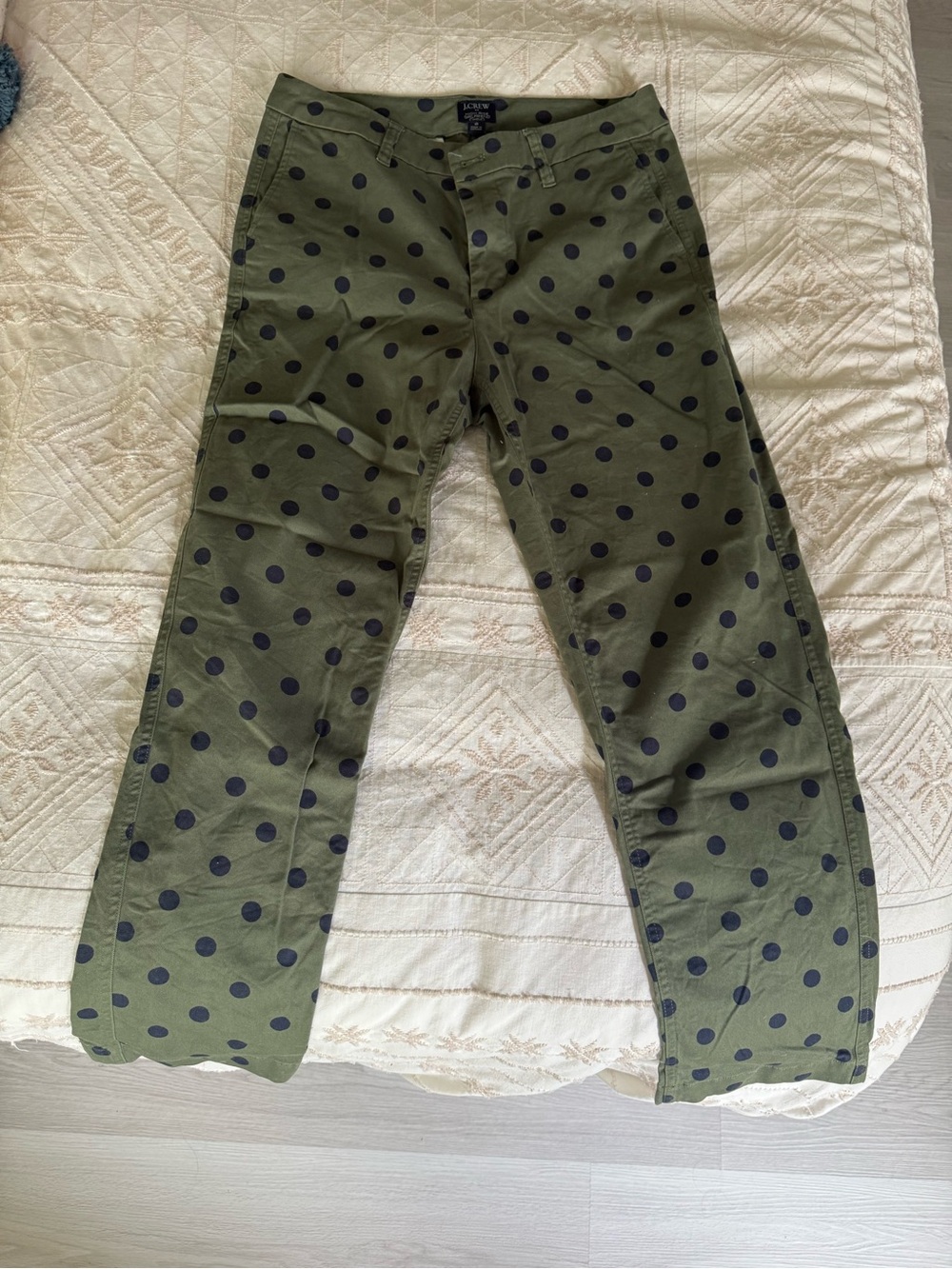 J. Crew Factory High-Rise Girlfriend Chino - Picture 2 of 3